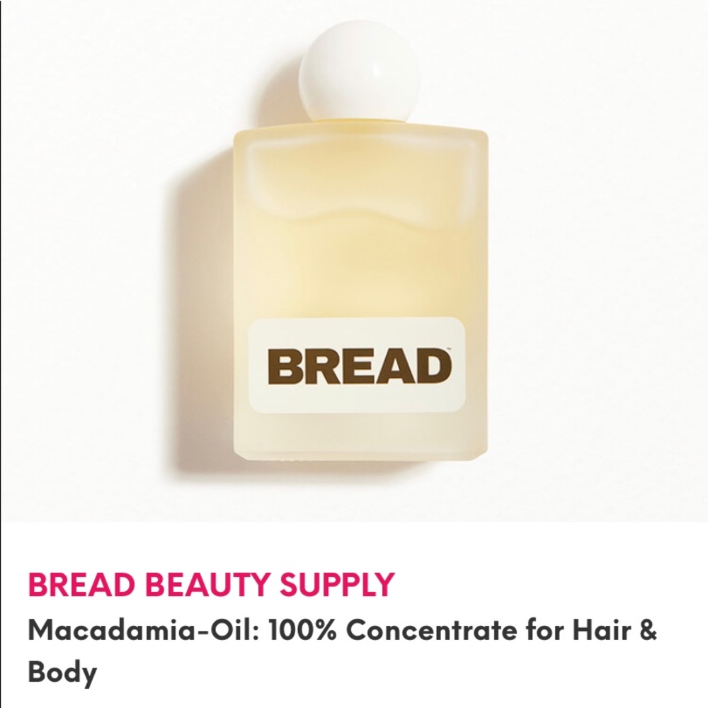 Bread Cosmetics 100% Macadamia Oil